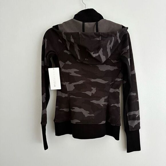 ATHLETA Triumph Printed Hoodie XS Camo Print Sweatshirt Jacket NEW - Picture 3 of 9